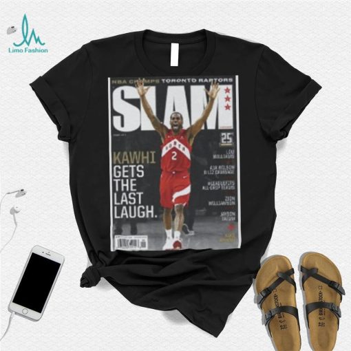 Kawhi Leonard Toronto Raptors NBA Slam Cover Tee Shirt