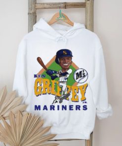 Ken Griffey Jr. Seattle Mariners Baseball Cartoon Shirt