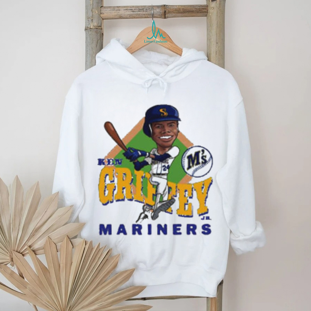 Ken Griffey Jr. Seattle Mariners Baseball Cartoon Shirt - Limotees