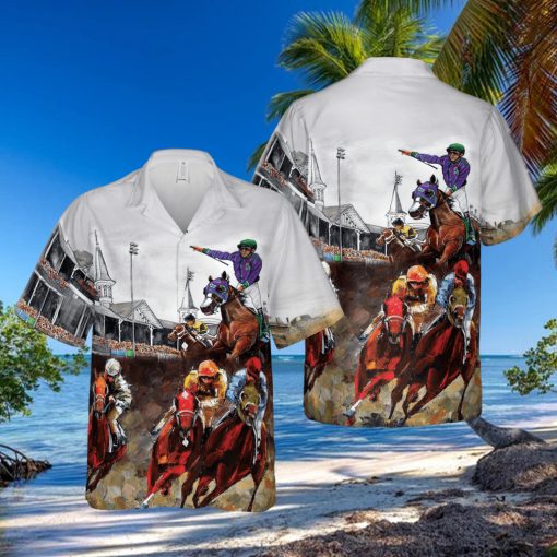 Kentucky Derby Horse Racing 3D Hawaiian Shirt