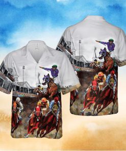 Kentucky Derby Horse Racing 3D Hawaiian Shirt