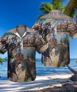 Kentucky Derby Horse Racing Hawaiian Shirt