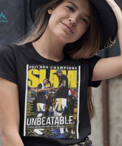 Kevin Durant Stephen Curry Golden State Warriors 2017 Championship NBA Slam Cover Tee Shirt