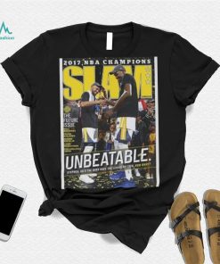 Kevin Durant Stephen Curry Golden State Warriors 2017 Championship NBA Slam Cover Tee Shirt
