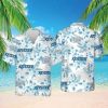 Men’s Casual Tropical Palms Print Short Sleeve Shirt Button Down Shirt