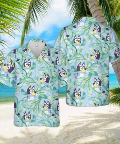 Kid Bluey Dog Lovers Hawaiian Shirt