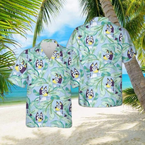 Kid Bluey Dog Lovers Hawaiian Shirt