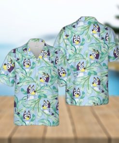 Kid Bluey Dog Lovers Hawaiian Shirt