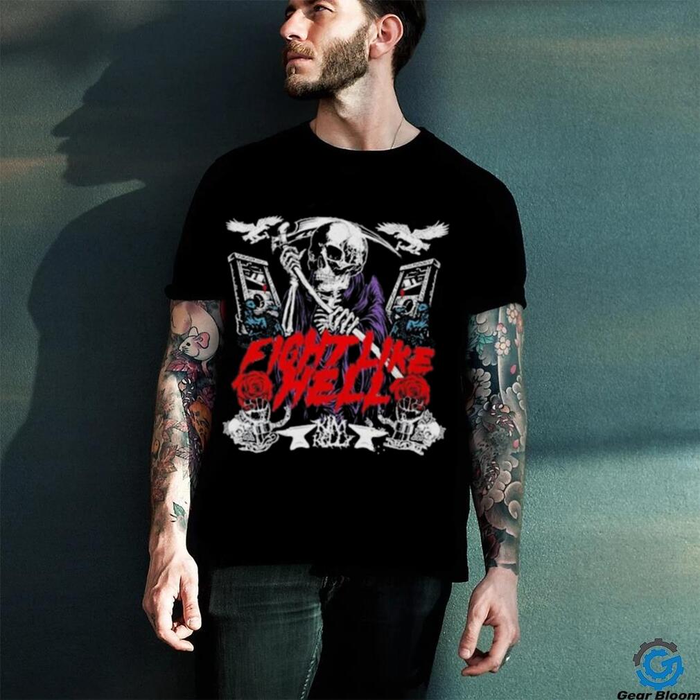 Kim Kelly Skeleton Fight Like Hell 2023 Shirt Kim Kelly Skeleton Fight Like Hell 2023 Shirt