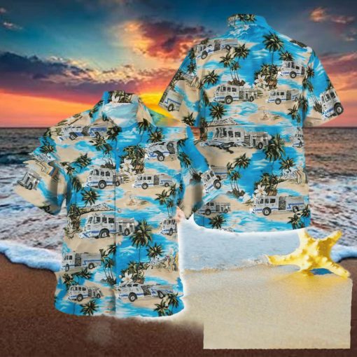 Kingwood Volunteer Fire Department Hawaiian Shirt