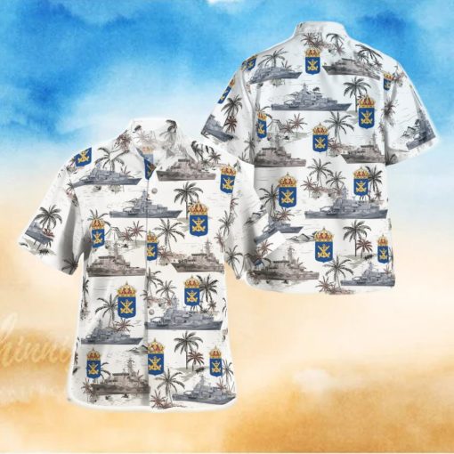 Koster class Sweden Navy Hawaiian Shirt Best Style For Men Women