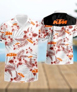 Ktm Logo Summer Beach Hawaiian Shirt