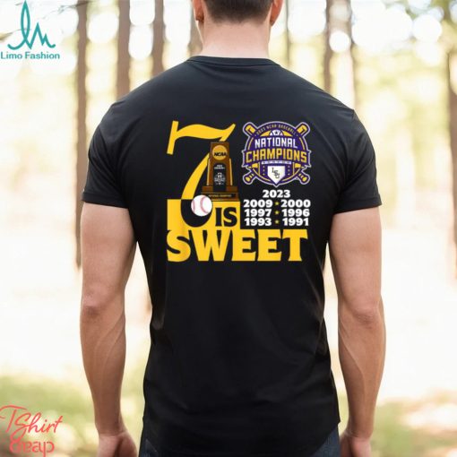 LSU Tigers National Champs 2023 Baseball 7 Time T Shirt