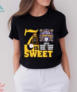 LSU Tigers National Champs 2023 Baseball 7 Time T Shirt