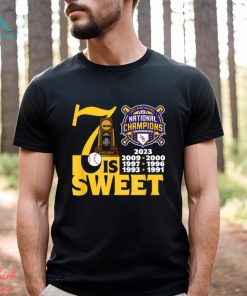 LSU Tigers National Champs 2023 Baseball 7 Time T Shirt