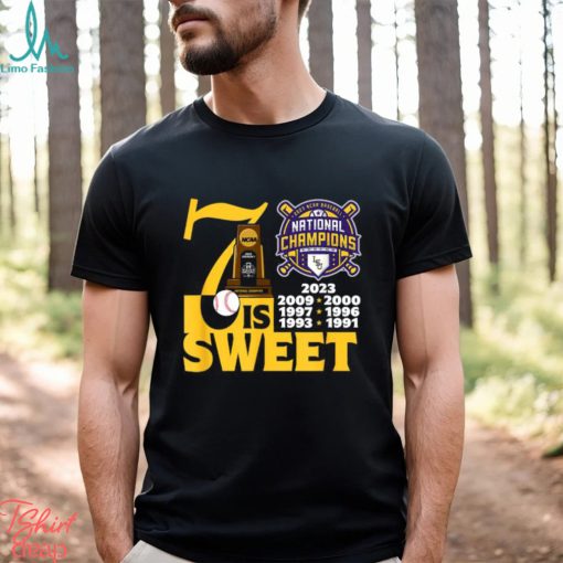 LSU Tigers National Champs 2023 Baseball 7 Time T Shirt