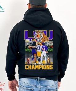 LSU University of Champions Angel Reese Garrett Nussmeier Dylan Crews signature shirt