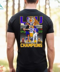 LSU University of Champions Angel Reese Garrett Nussmeier Dylan Crews signature shirt