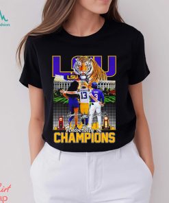 LSU University of Champions Angel Reese Garrett Nussmeier Dylan Crews signature shirt