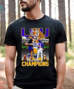 LSU University of Champions Angel Reese Garrett Nussmeier Dylan Crews signature shirt