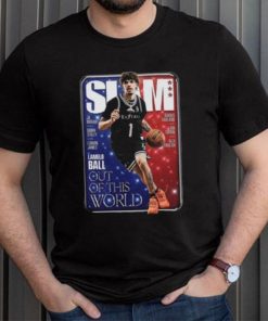 LaMelo Ball Charlotte Hornets NBA Slam Cover Tee Shirt