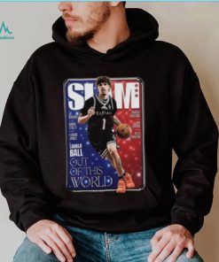LaMelo Ball Charlotte Hornets NBA Slam Cover Tee Shirt