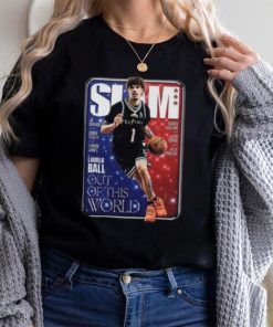 LaMelo Ball Charlotte Hornets NBA Slam Cover Tee Shirt