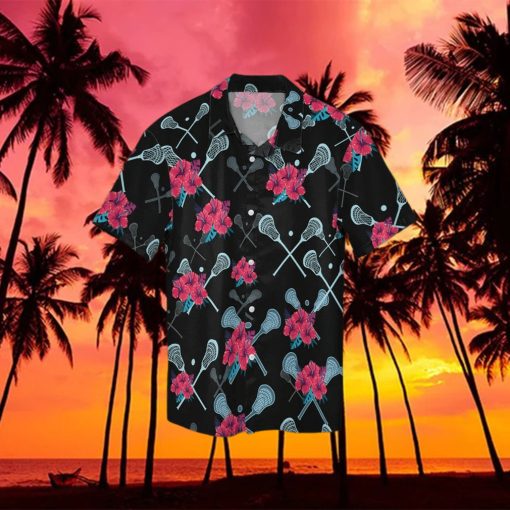 Lacrosse Tropical 3D Hawaiian Shirt