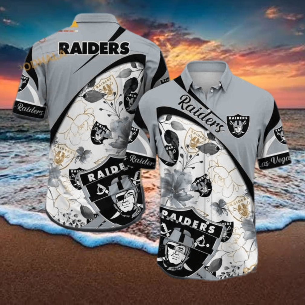 Las Vegas Raiders NFL Hawaiian Shirt And Short New