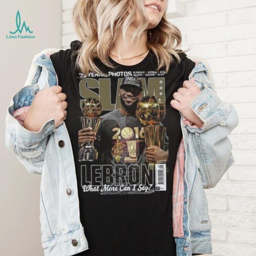 LeBron James Cleveland Cavaliers NBA Slam Cover Tee Shirt