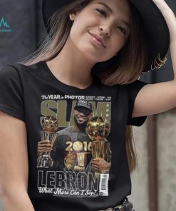 LeBron James Cleveland Cavaliers NBA Slam Cover Tee Shirt