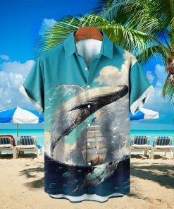 Leaping Moby Dick Casual Short Sleeve Shirt