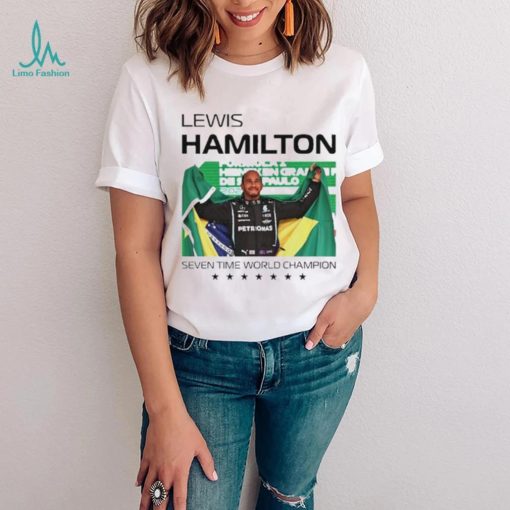 Lewis Hamilton Seven Times World Champion Shirt