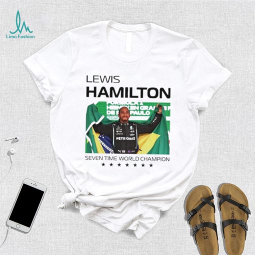 Lewis Hamilton Seven Times World Champion Shirt