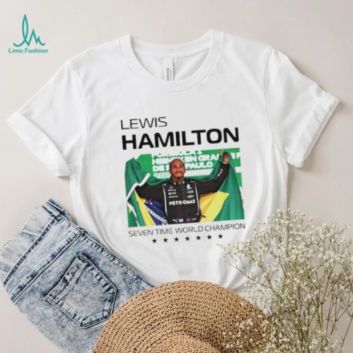 Lewis Hamilton Seven Times World Champion Shirt