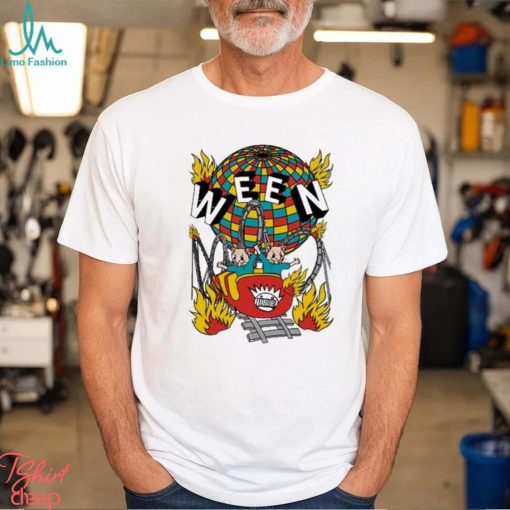 Limited Ween rollercoaster summer tour 2023 art design t shirt