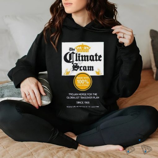 Limited Wide awake media store climate scam trojan horse for the globalist takeover plan art design t shirt