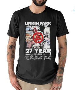 Linkin Park 27 Years 1966 – 2023 Thank You For The Memories T Shirt