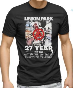 Linkin Park 27 Years 1966 – 2023 Thank You For The Memories T Shirt