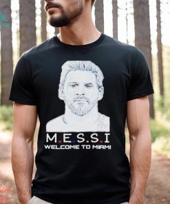 Lionel Messi Welcome to Miami t shirt