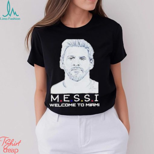 Lionel Messi Welcome to Miami t shirt