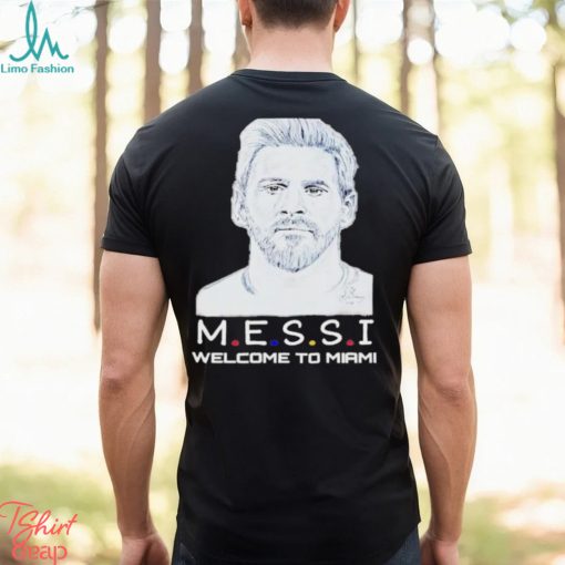 Lionel Messi Welcome to Miami t shirt