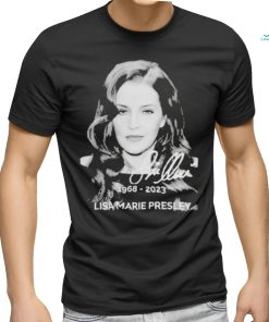 Lisa Marie presley 1968 2023 signatures shirt