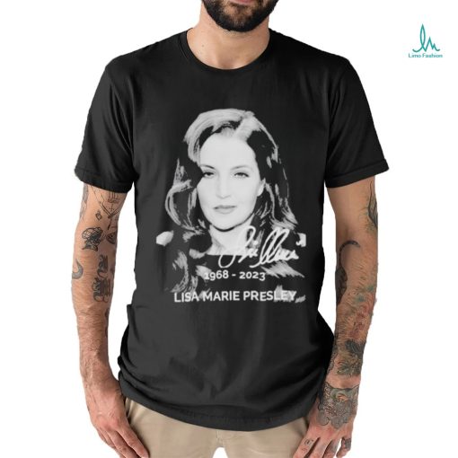 Lisa Marie presley 1968 2023 signatures shirt