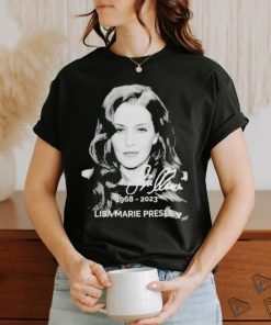 Lisa Marie presley 1968 2023 signatures shirt