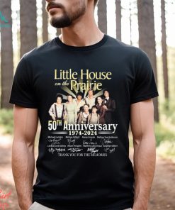 Little House On The Prairie 50th Anniversary 1974 2024 Thank You For The Memories Signatures Shirt