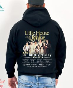 Little House On The Prairie 50th Anniversary 1974 2024 Thank You For The Memories Signatures Shirt