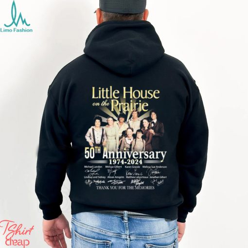 Little House On The Prairie 50th Anniversary 1974 2024 Thank You For The Memories Signatures Shirt