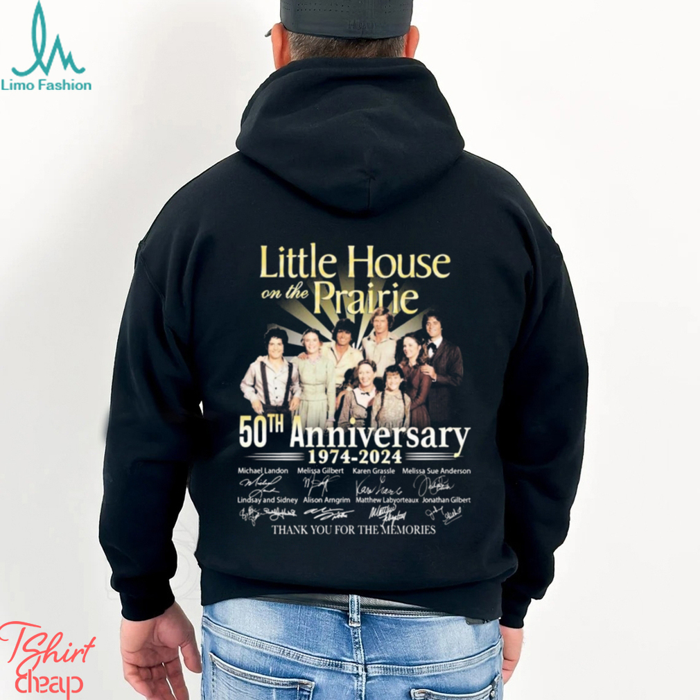 Little House On The Prairie 50th Anniversary 1974 2024 Thank You For The Memories Signatures Shirt Little House On The Prairie 50th Anniversary 1974 2024 Thank You For The Memories Signatures Shirt