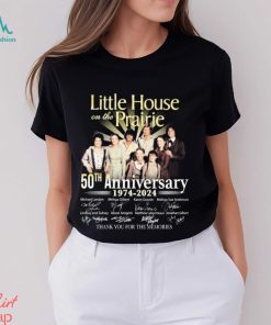 Little House On The Prairie 50th Anniversary 1974 2024 Thank You For The Memories Signatures Shirt
